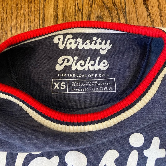 Vintage Varsity Pickle Sweatshirt - Picture 4 of 9